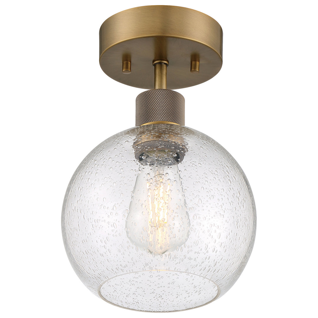 Access Port Nine Burgundy 63148LEDDLP-ABB/SDG Ceiling Light - Antique Brushed Brass