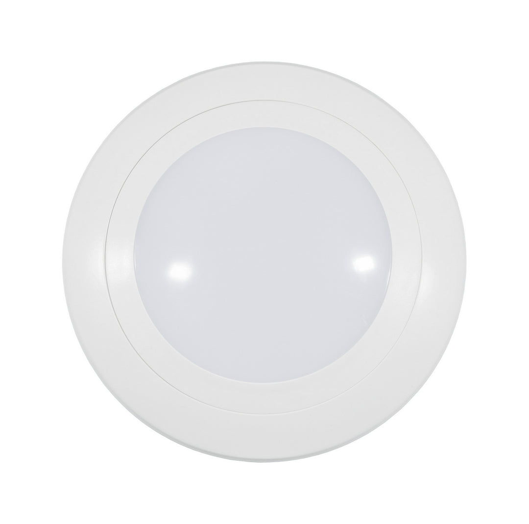 Jesco Lighting RE-GEO-FM-99104-3080-WH Relyence Led Domed Disk Light Recessed Light White