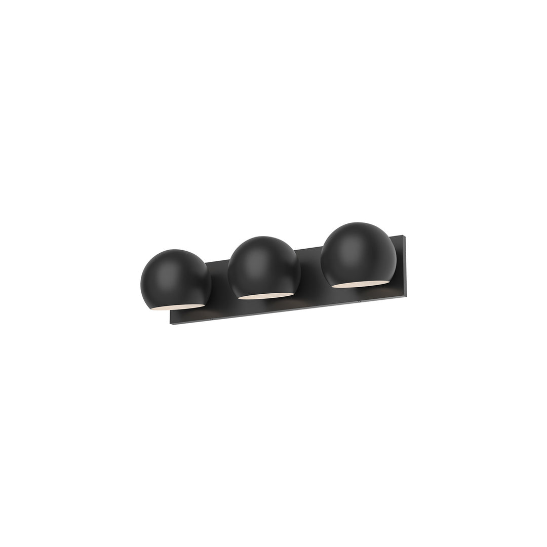 Alora Mood willow VL648322MB Bath Vanity Light 10 in. wide - Matte Black