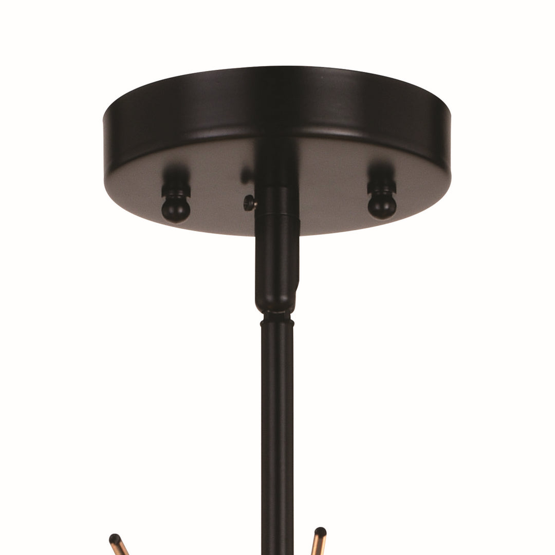 Vaxcel Nikko C0256 Chandelier Light - Matte Black