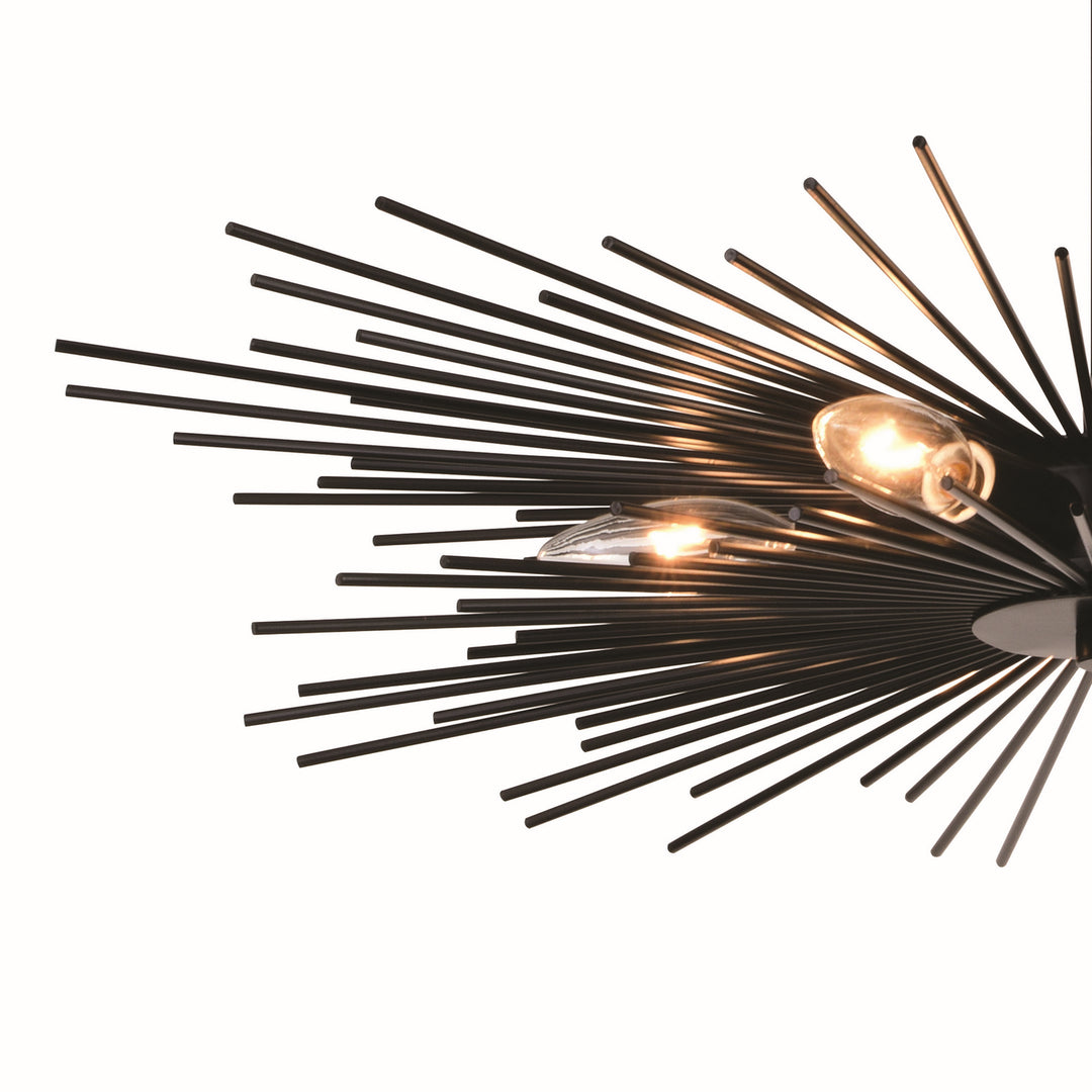 Vaxcel Nikko C0256 Chandelier Light - Matte Black