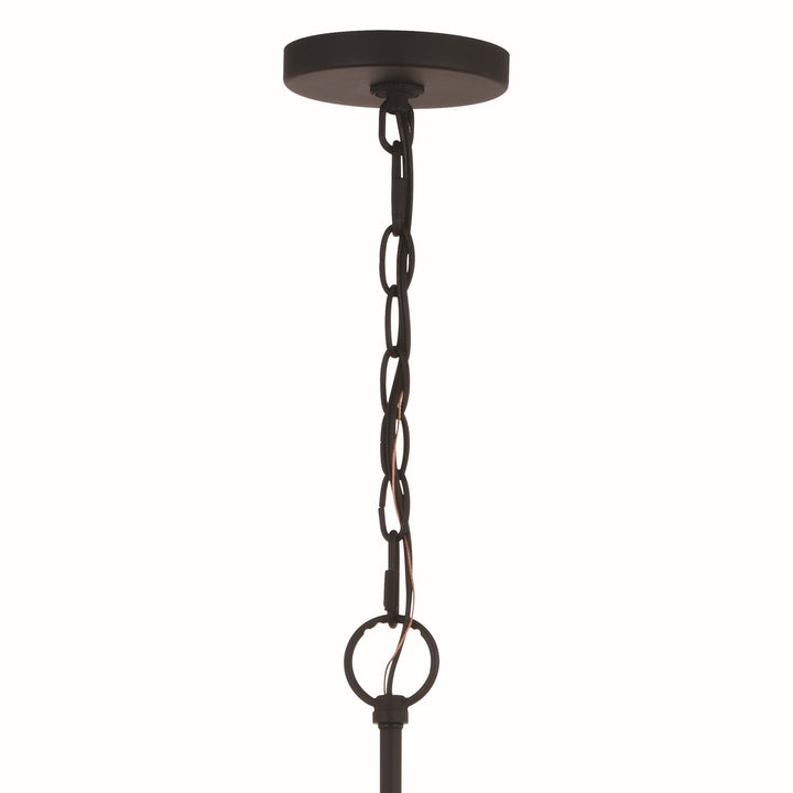 Vaxcel Annabelle H0265 Chandelier Light - Matte Black and Brushed Walnut