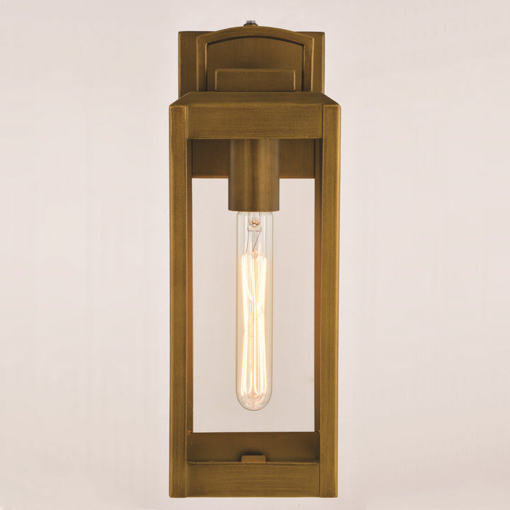 Vaxcel Lighting T0628 Kinzie One Light Outdoor Wal Mount Outdoor Bronze / Dark