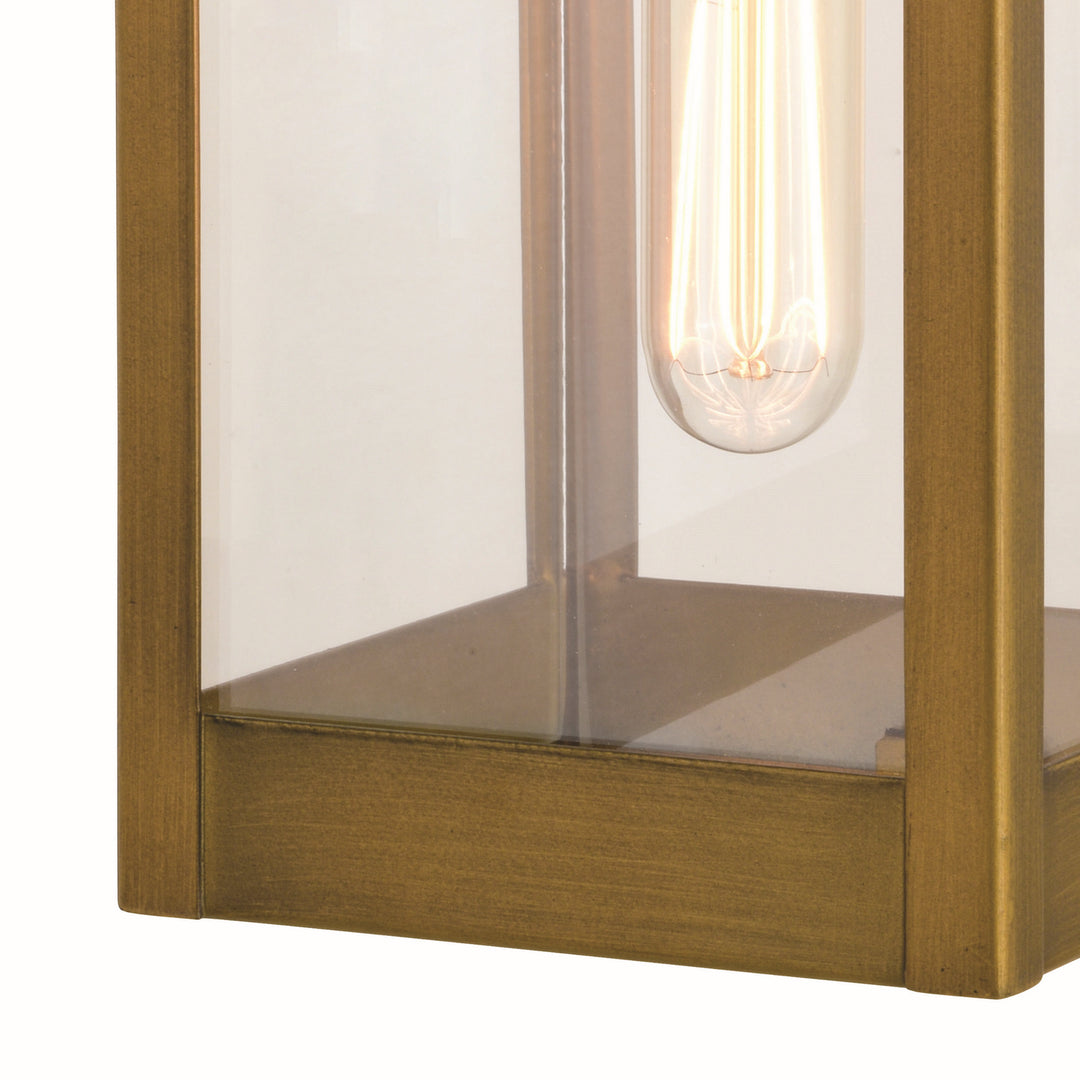 Vaxcel Lighting T0628 Kinzie One Light Outdoor Wal Mount Outdoor Bronze / Dark