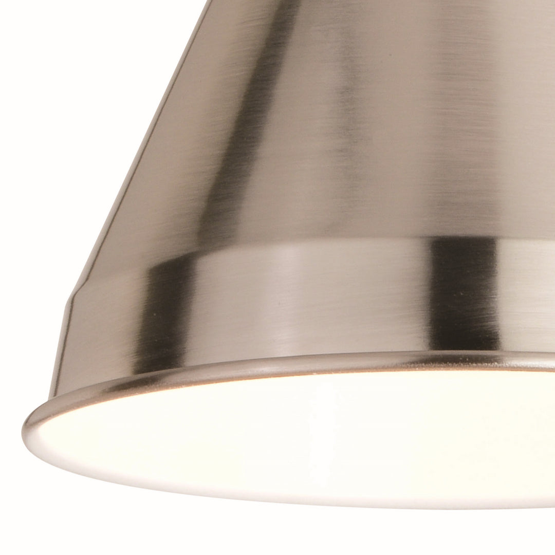 Vaxcel Lighting W0399 Alexis One Light Swing Arm Wall Light Lamp Pewter, Nickel, Silver
