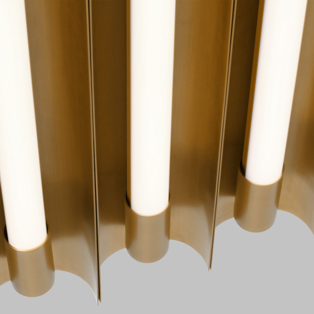 Visual Comfort Studio Carson KF1095BBS Ceiling Light - Burnished Brass