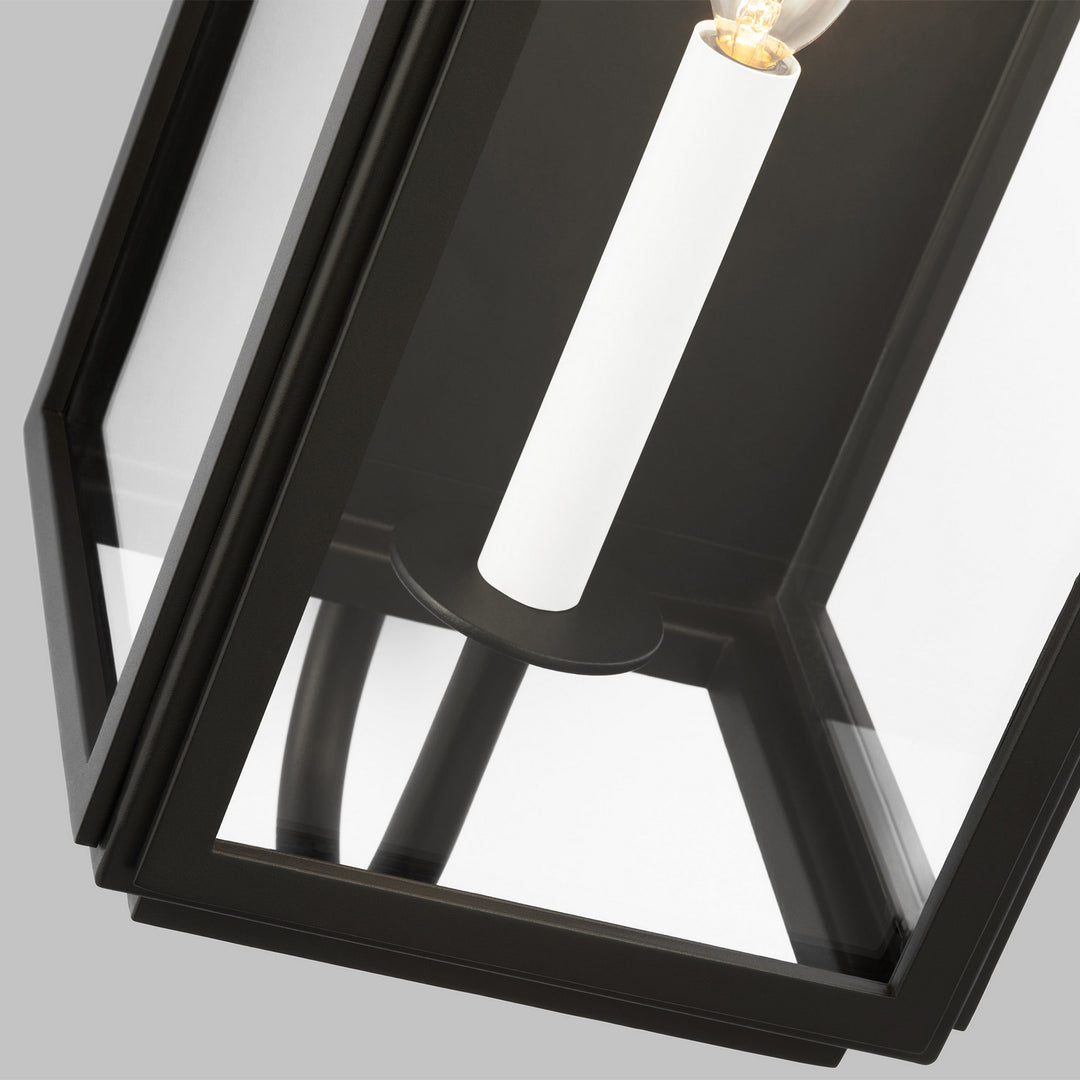 Visual Comfort Studio LO1001TXB Edgar One Light Wall Lantern Outdoor Black