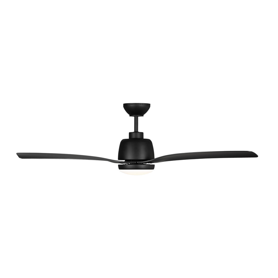 Visual Comfort Fan Avila Coastal 54 LED 3AVLCR54MBKD Ceiling Fan - Midnight Black, Midnight Black/Midnight Black/