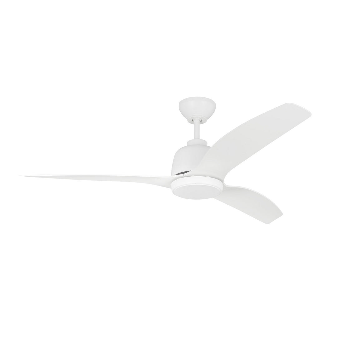 Visual Comfort Fan Avila Coastal 54 LED 3AVLCR54RZWD Ceiling Fan - Matte White, Matte White/Matte White/