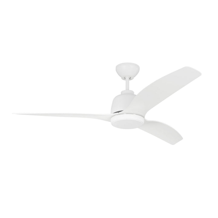 Visual Comfort Fan Avila Coastal 54 LED 3AVLCR54RZWD Ceiling Fan - Matte White, Matte White/Matte White/