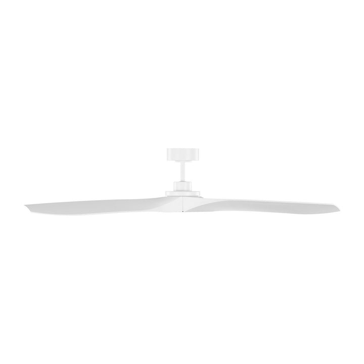 Visual Comfort Fan Collins Coastal 60 Smart 3CLNCSM60RZW Ceiling Fan - Matte White, Matte White/Matte White/