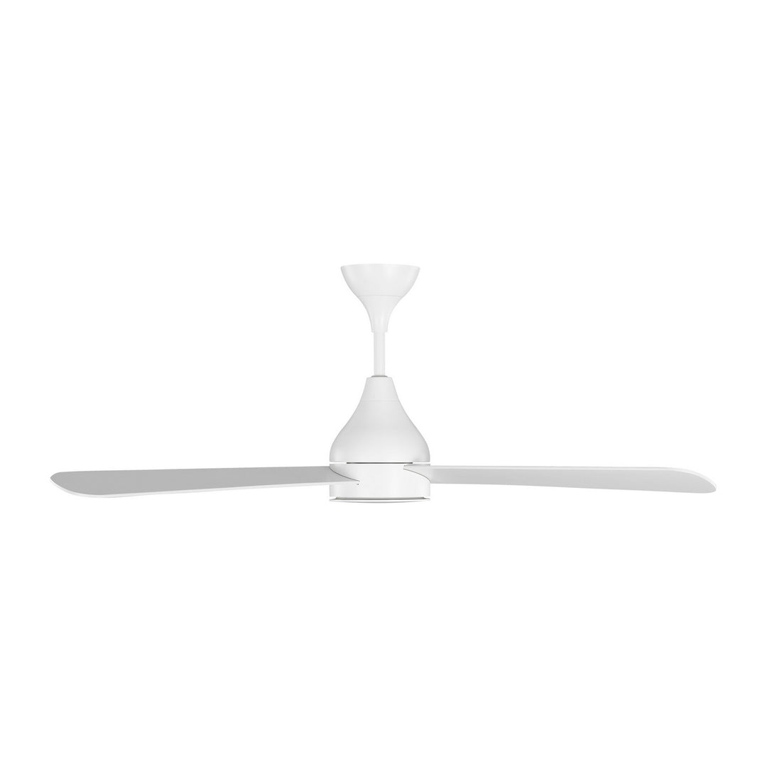 Visual Comfort Fan Streaming 52 Smart LED 3STMSM52RZWD Ceiling Fan - Matte White, Matte White/Matte White/