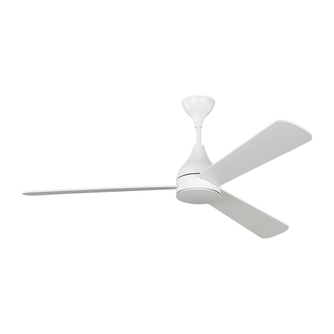 Visual Comfort Fan Streaming 60 Smart LED 3STMSM60RZWD Ceiling Fan - Matte White, Matte White/Matte White/