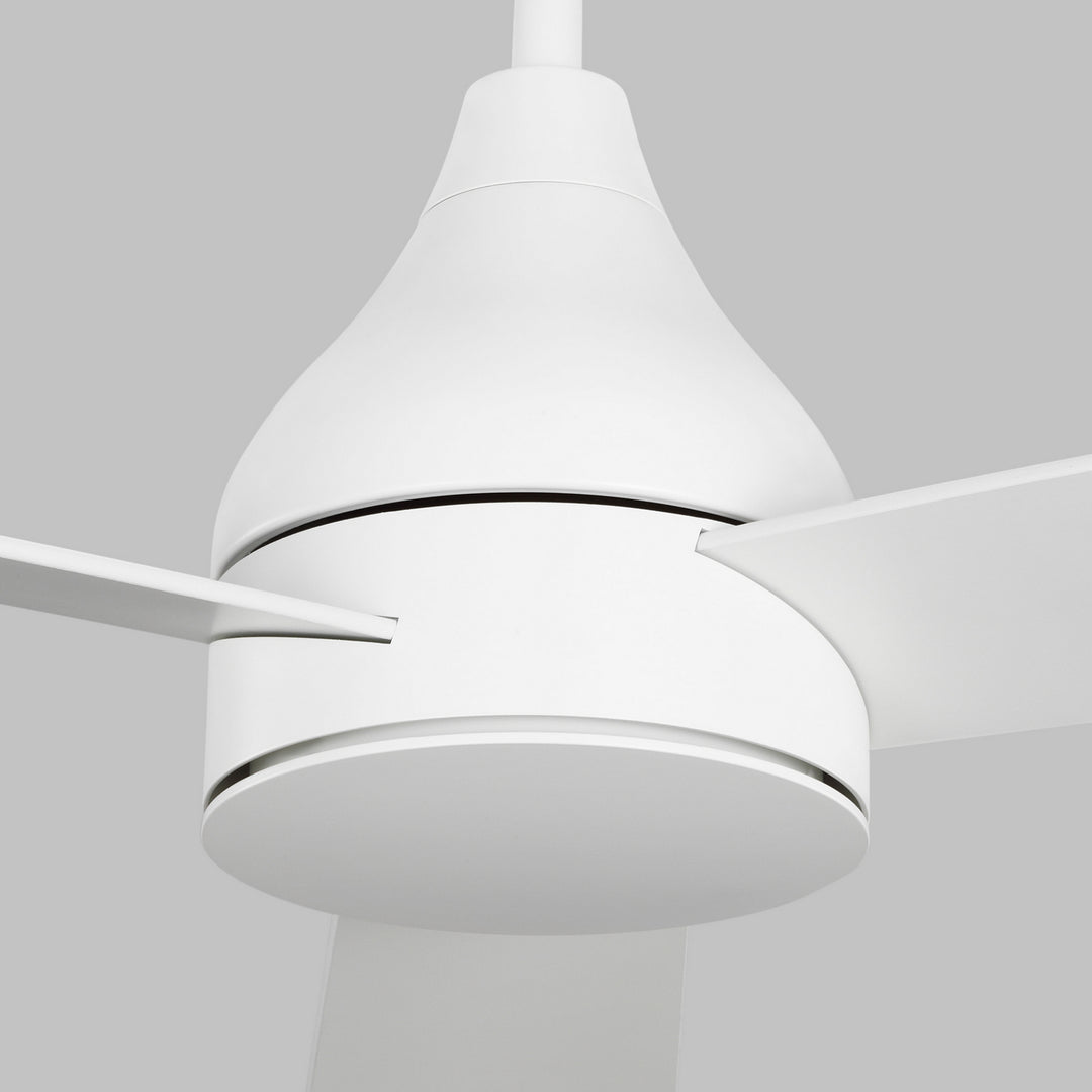 Visual Comfort Fan Streaming 60 Smart LED 3STMSM60RZWD Ceiling Fan - Matte White, Matte White/Matte White/