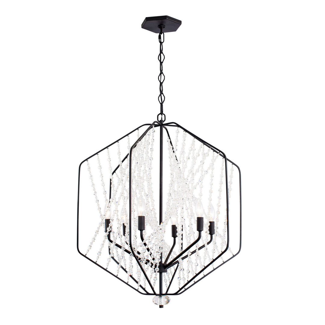 Varaluz Chelsea 321P06CB Pendant Light - Carbon