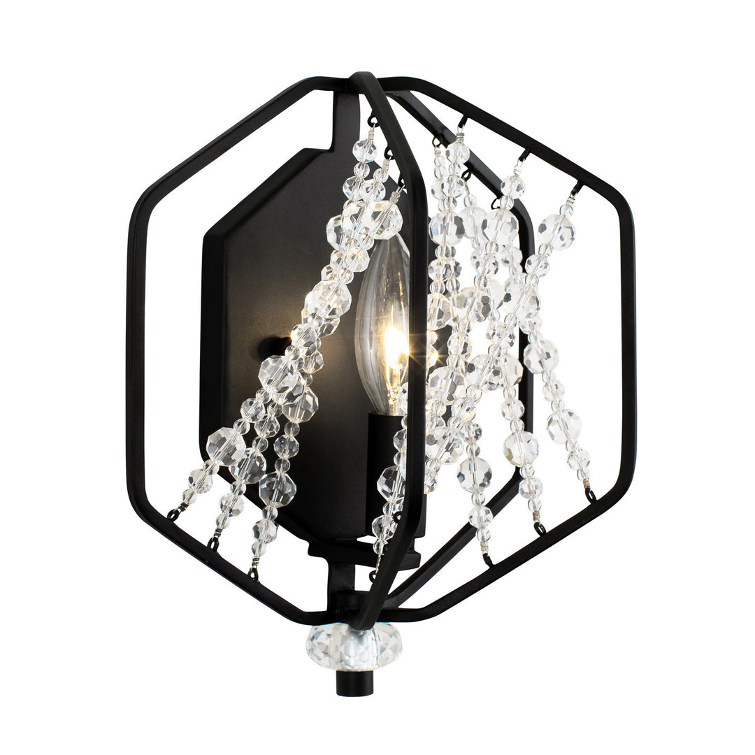 Varaluz Chelsea 321W01CB Wall Sconce Light - Carbon