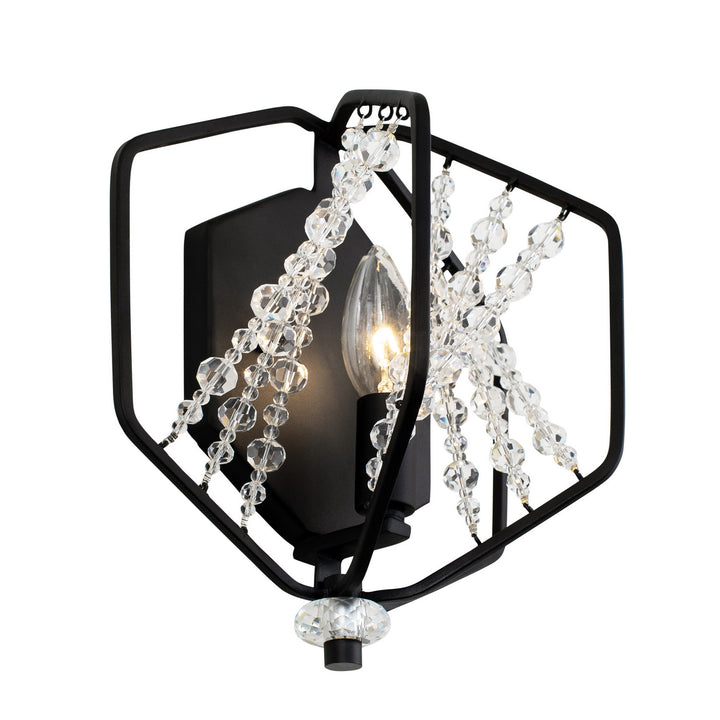 Varaluz Chelsea 321W01CB Wall Sconce Light - Carbon