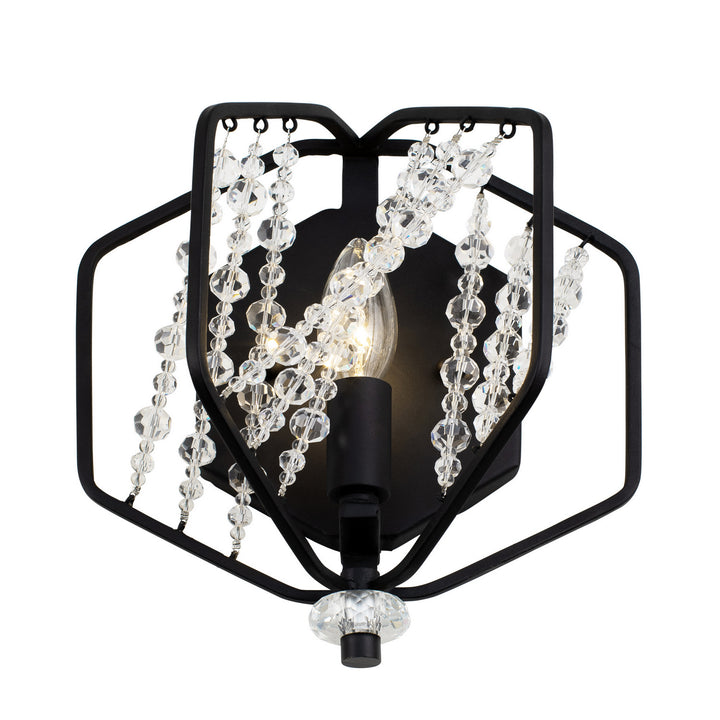 Varaluz Chelsea 321W01CB Wall Sconce Light - Carbon