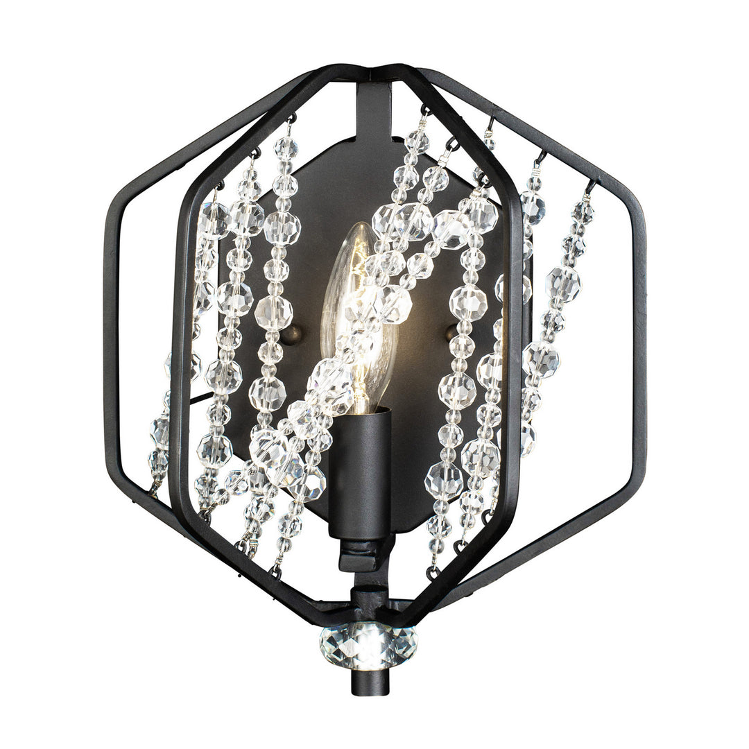 Varaluz Chelsea 321W01CB Wall Sconce Light - Carbon