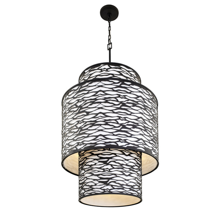 Varaluz Kato 348F16CB Chandelier Light - Carbon