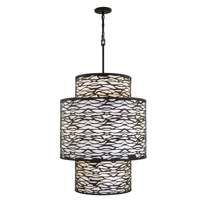 Varaluz Kato 348F16CB Chandelier Light - Carbon