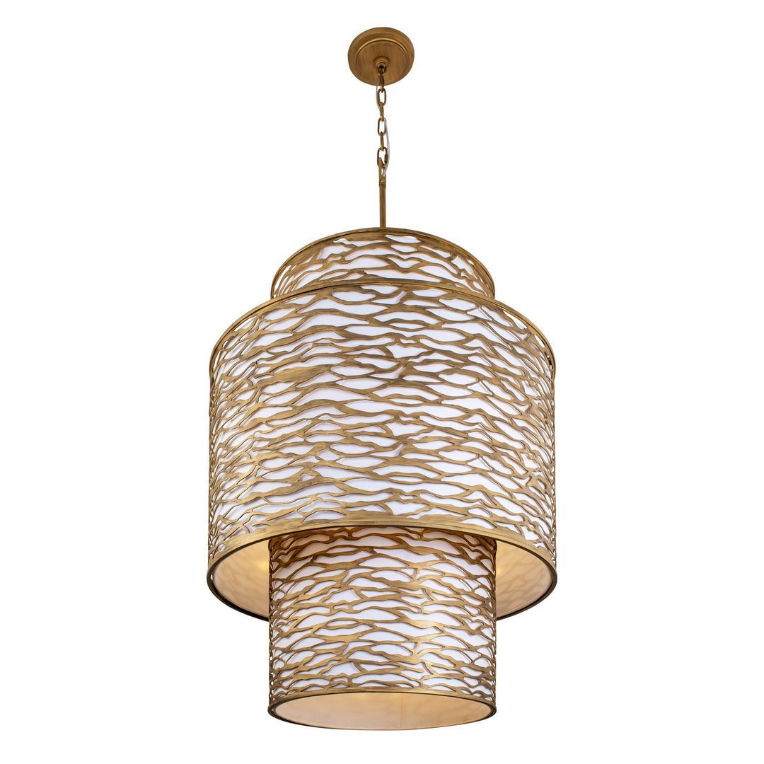 Varaluz Kato 348F16HG Chandelier Light - Havana Gold