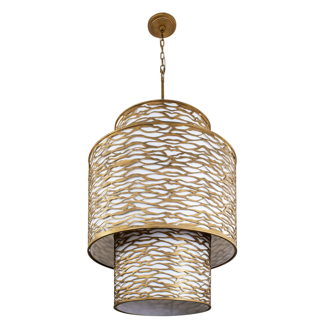 Varaluz Kato 348F16HG Chandelier Light - Havana Gold