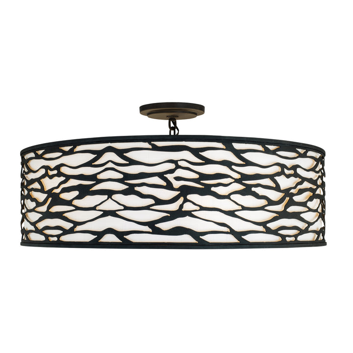 Varaluz Kato 348S06CB Ceiling Light - Carbon