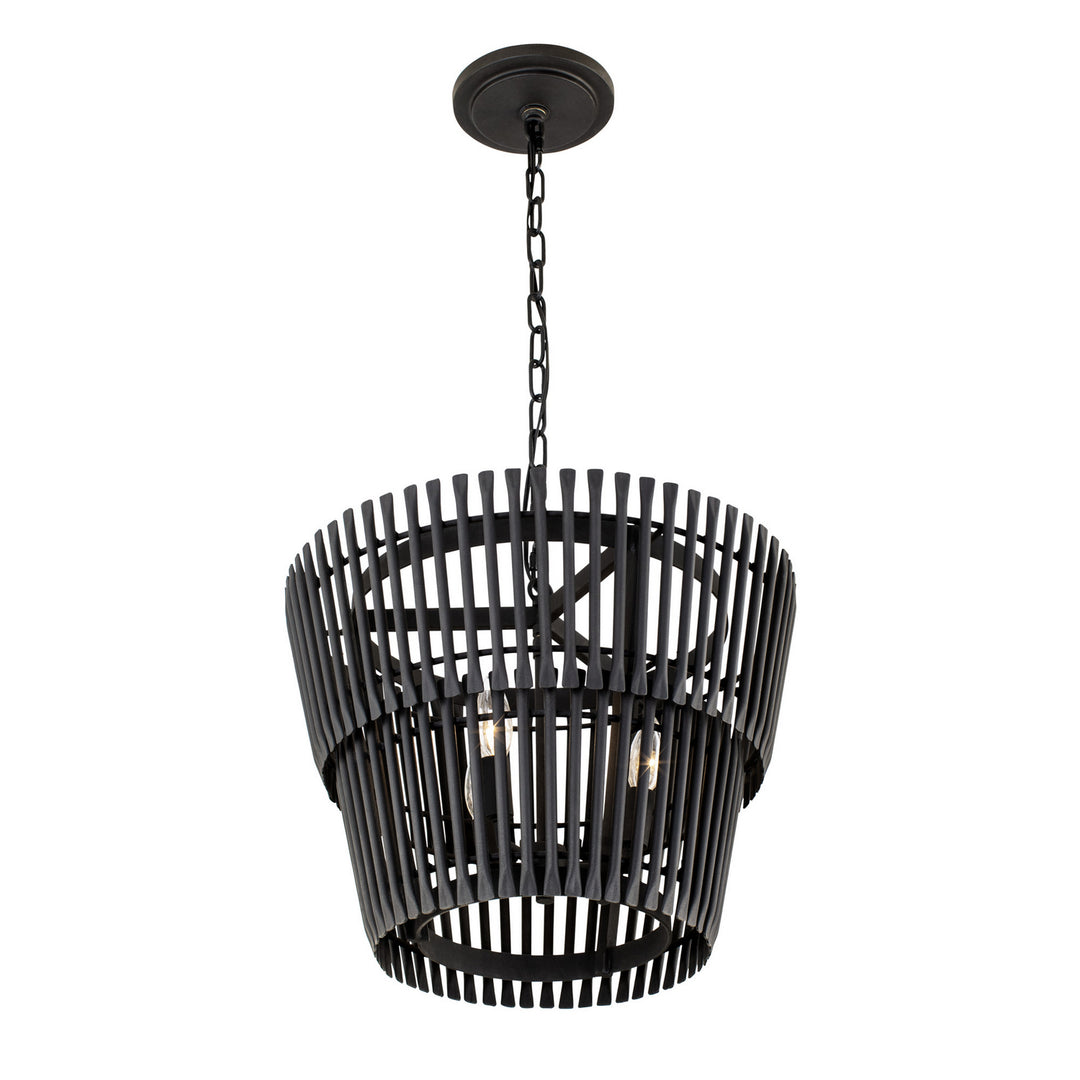 Varaluz Apollo 355P03CB Pendant Light - Carbon