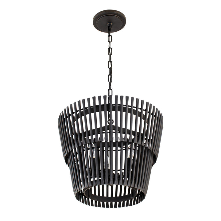 Varaluz Apollo 355P03CB Pendant Light - Carbon