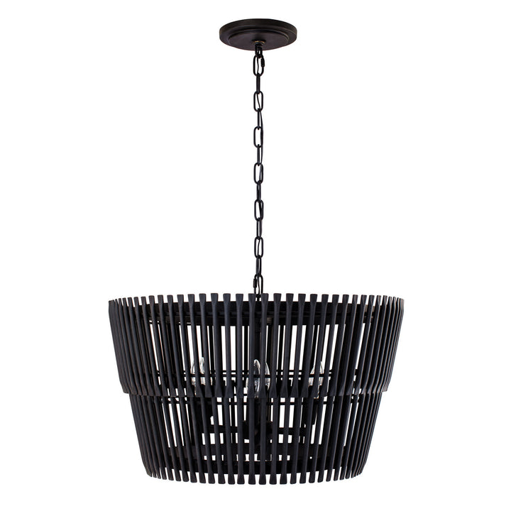 Varaluz Apollo 355P06SCB Pendant Light - Carbon