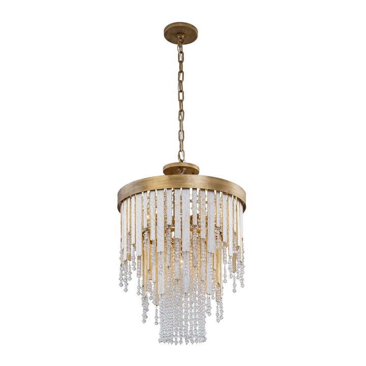 Varaluz Lafayette 359C04HG Chandelier Light - Havana Gold