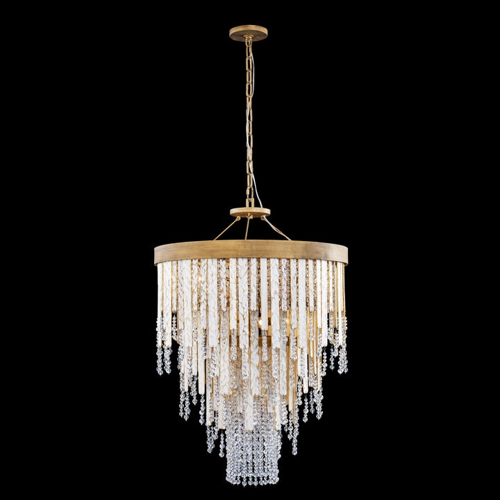 Varaluz Lafayette 359C07HG Chandelier Light - Havana Gold
