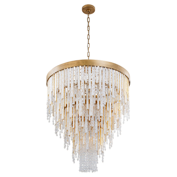 Varaluz Lafayette 359C13HG Chandelier Light - Havana Gold