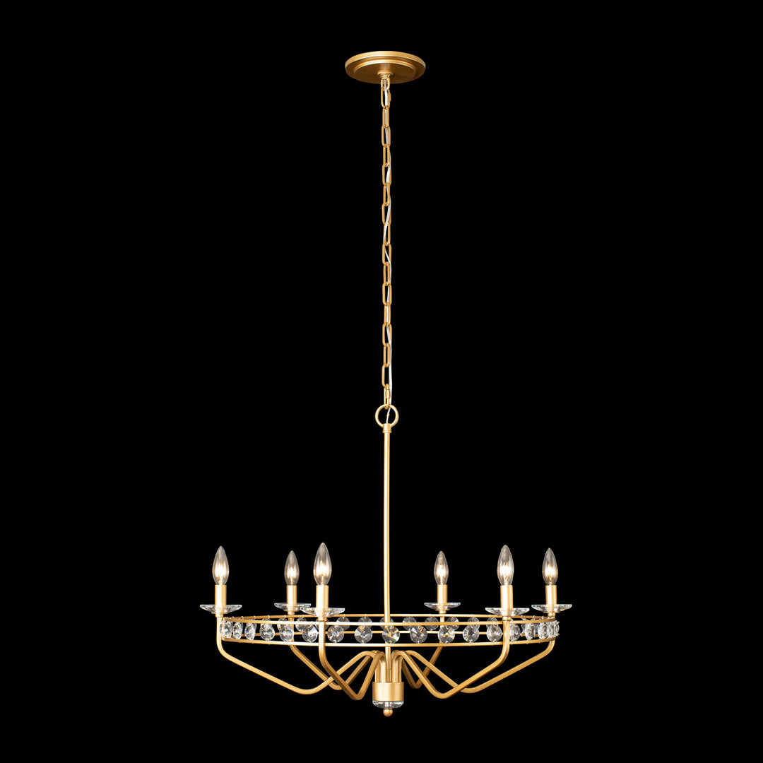 Varaluz Monroe 363C06AG Chandelier Light - Antique Gold