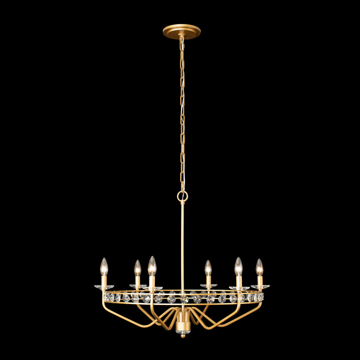 Varaluz Monroe 363C06AG Chandelier Light - Antique Gold