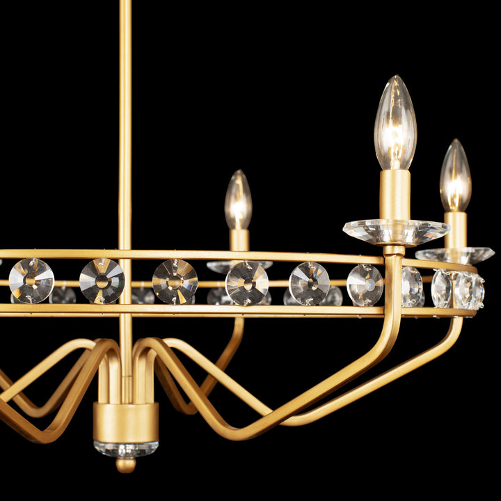 Varaluz Monroe 363C06AG Chandelier Light - Antique Gold