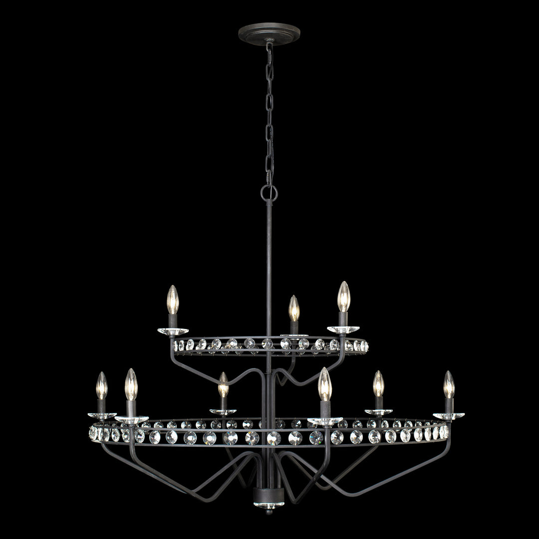 Varaluz Monroe 363C09CB Chandelier Light - Carbon