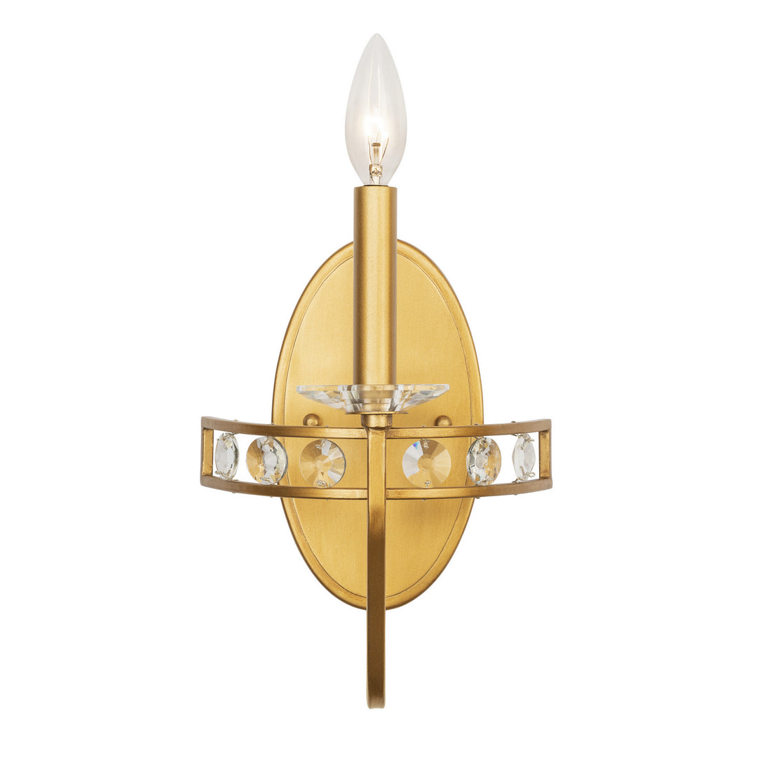 Varaluz Monroe 363W01AG Wall Sconce Light - Antique Gold