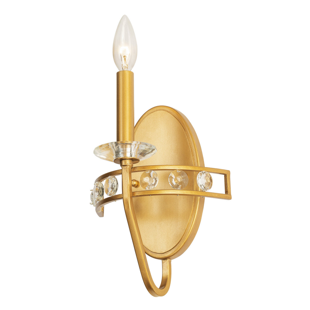 Varaluz Monroe 363W01AG Wall Sconce Light - Antique Gold