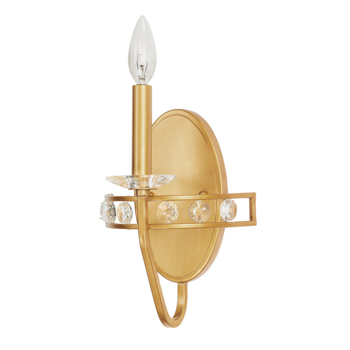 Varaluz Monroe 363W01AG Wall Sconce Light - Antique Gold
