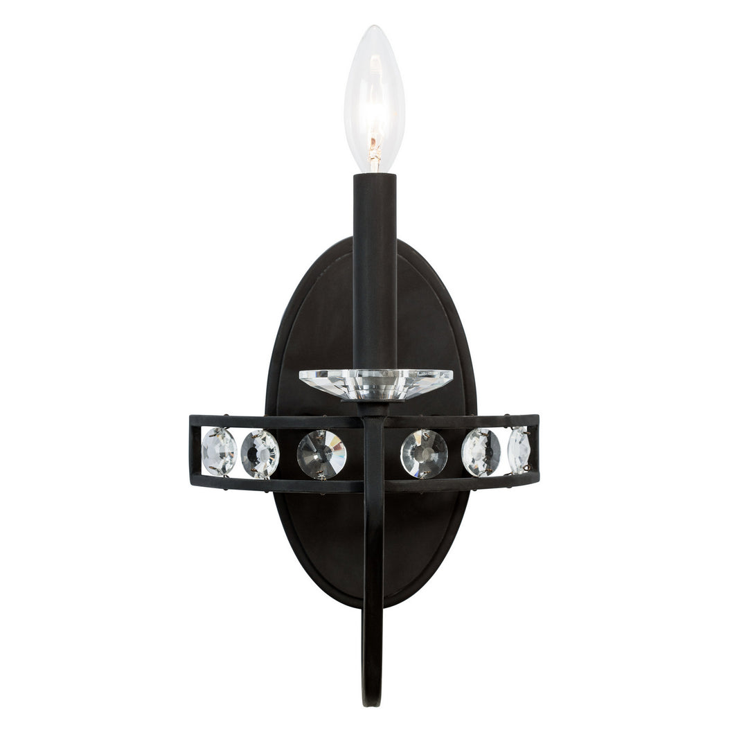 Varaluz Monroe 363W01CB Wall Sconce Light - Carbon