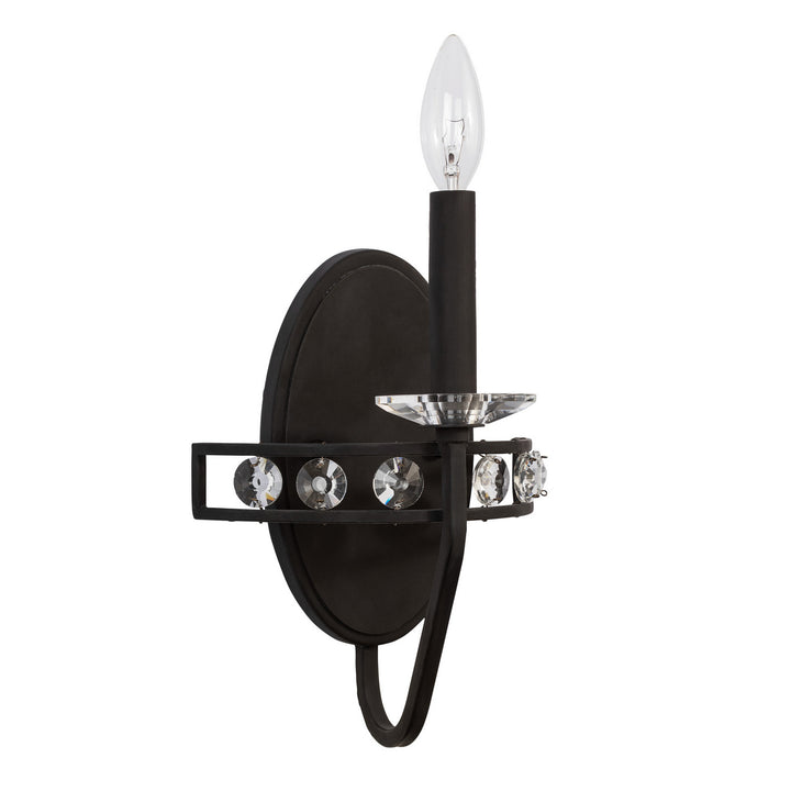 Varaluz Monroe 363W01CB Wall Sconce Light - Carbon