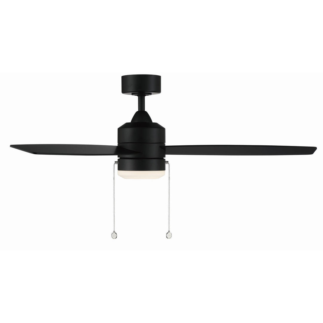 WAC Atlantis F-072L-MB Ceiling Fan - Matte Black