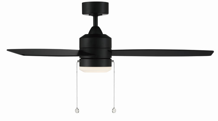 WAC Atlantis F-072L-MB Ceiling Fan - Matte Black