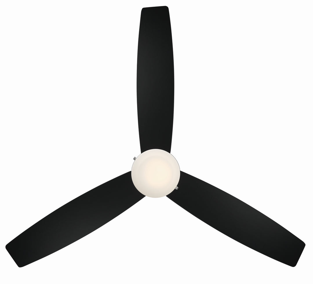 WAC Atlantis F-072L-MB Ceiling Fan - Matte Black