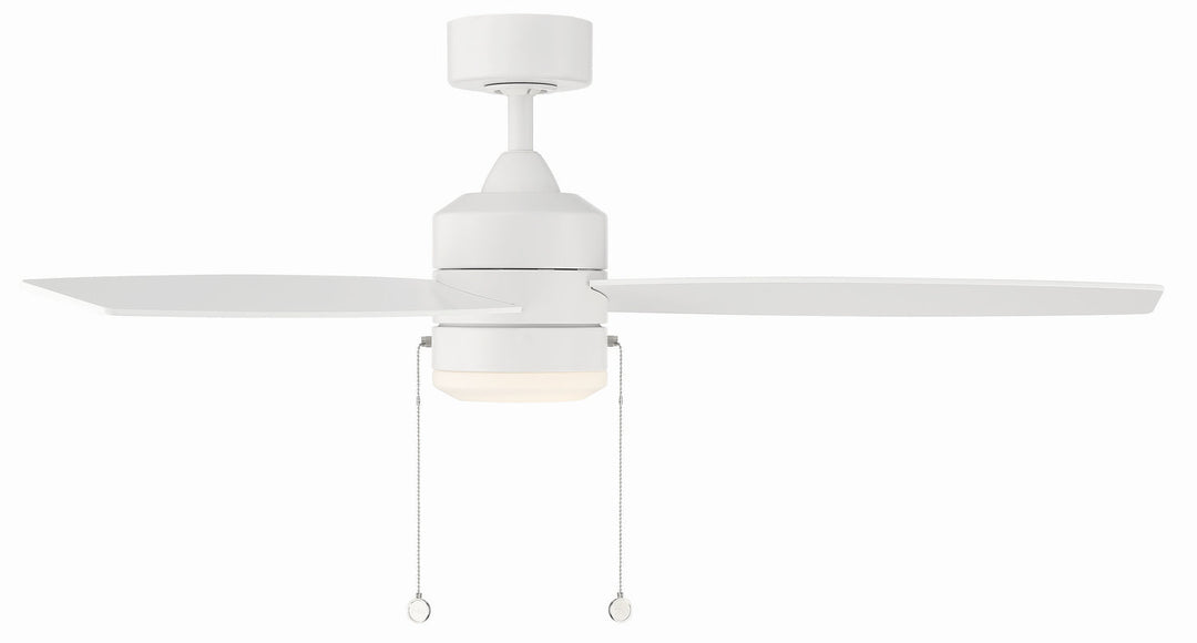 WAC Atlantis F-072L-MW Ceiling Fan - Matte White