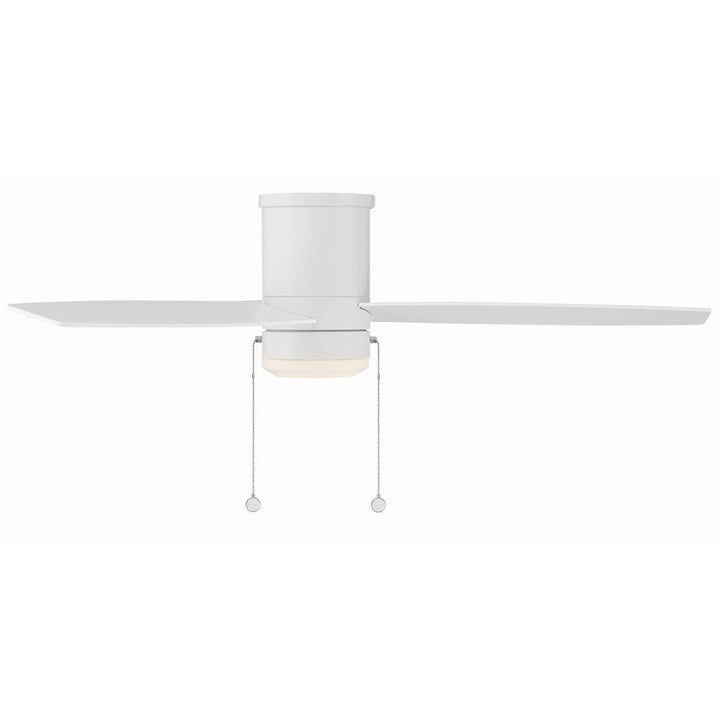 WAC Atlantis F-073L-MW Ceiling Fan - Matte White