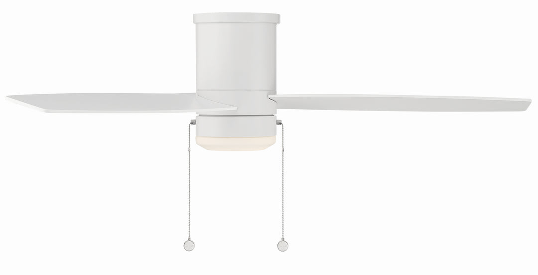 WAC Atlantis F-073L-MW Ceiling Fan - Matte White