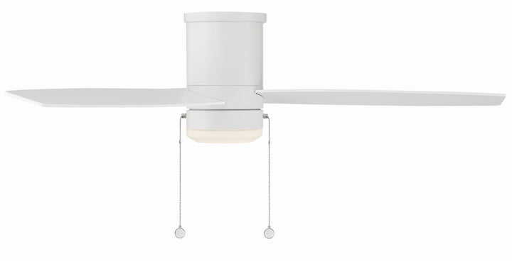 WAC Atlantis F-073L-MW Ceiling Fan - Matte White